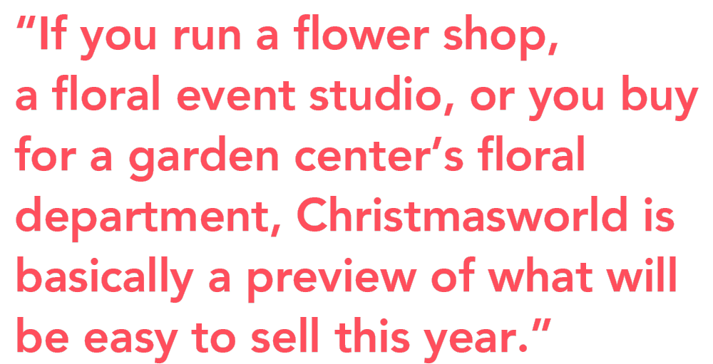 Christmasworld 2026 quote