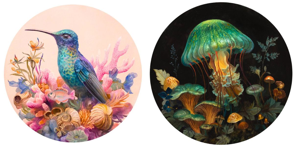 More flora and fauna by Martin Wittfooth