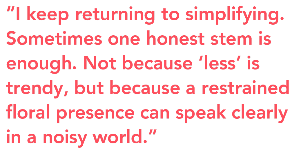 Geert Maas Less is More quote Geert Maas Less is More quote