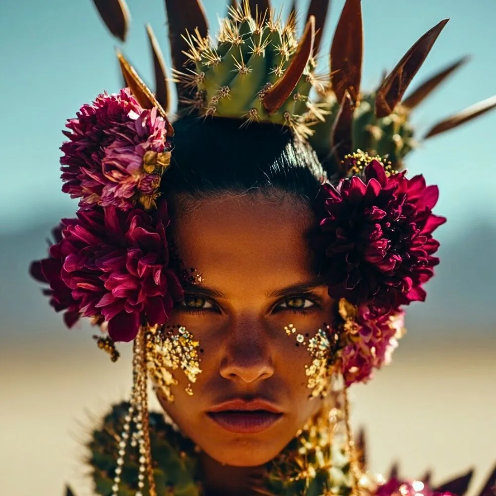 Fashion, Floral Art, and Fantasy Meet in Alexandra Paras’ AI-Inspired Art - Thursd Article