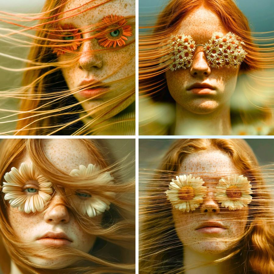 Polly in Wonderland AI art