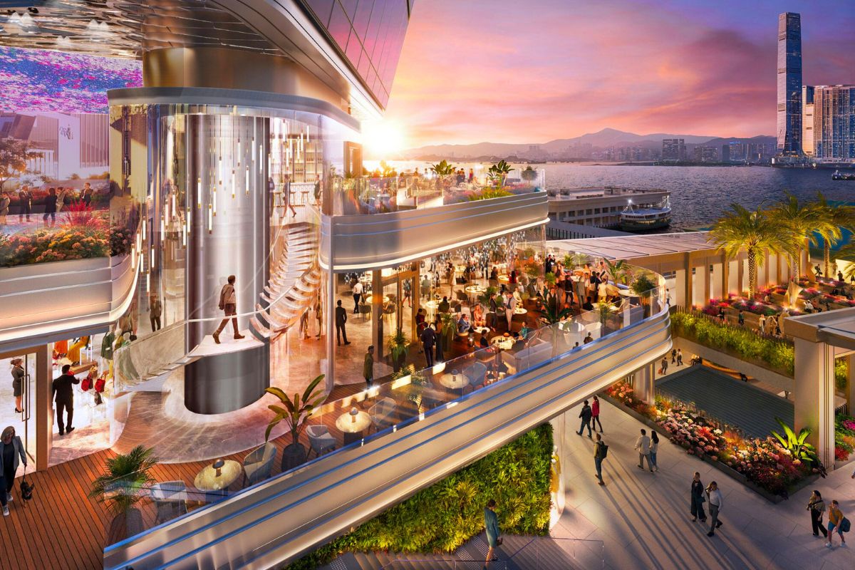 The ambianca and greenery at Central Yards