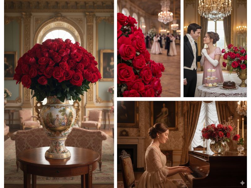 Rose Senti French Kiss by Danziger Inspired by Bridgerton Campaign by Betty Finkelstein