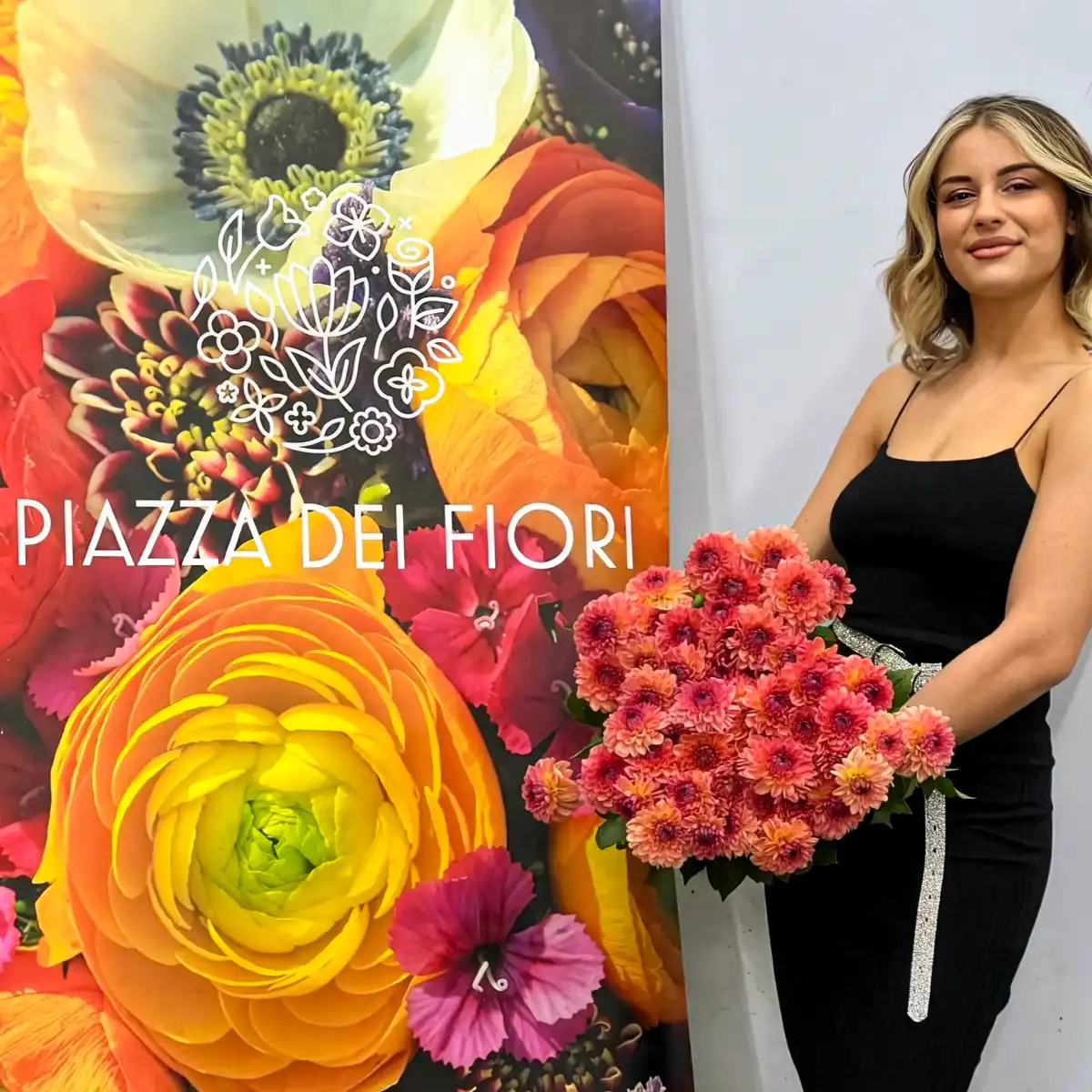Piazza dei Fiori tuned for florists