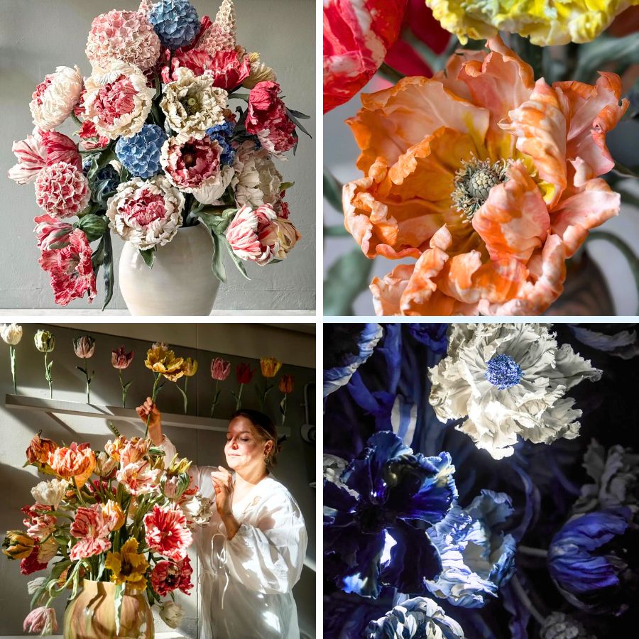 Different porcelain flowers by Anna Volkova Different porcelain flowers by Anna Volkova