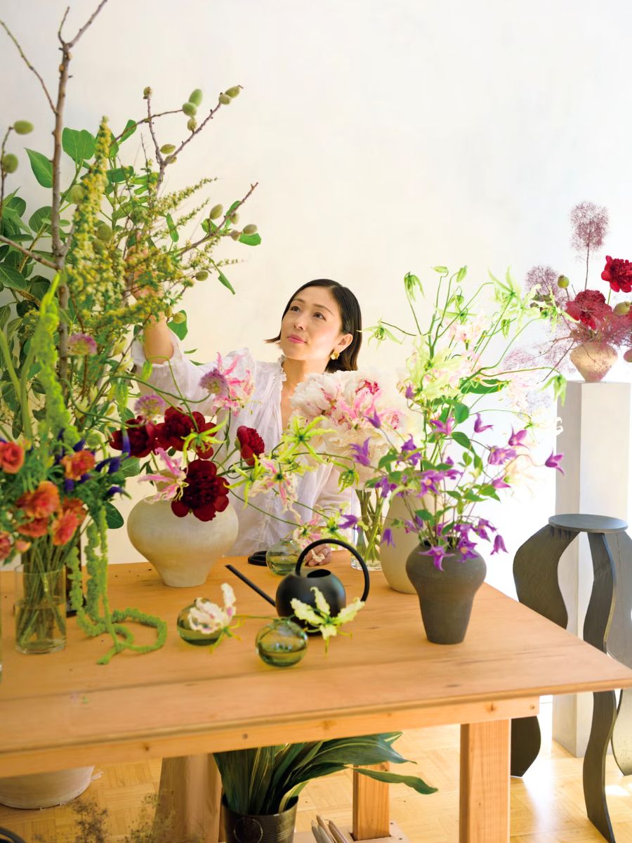 Floral designer Eriko Nagata