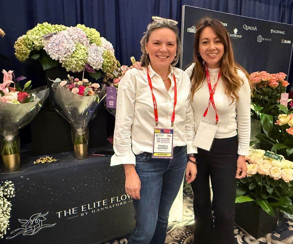 Pamela Duperly and  Nataly Amezquita from The Elite Group at WFFSA FDC 2026