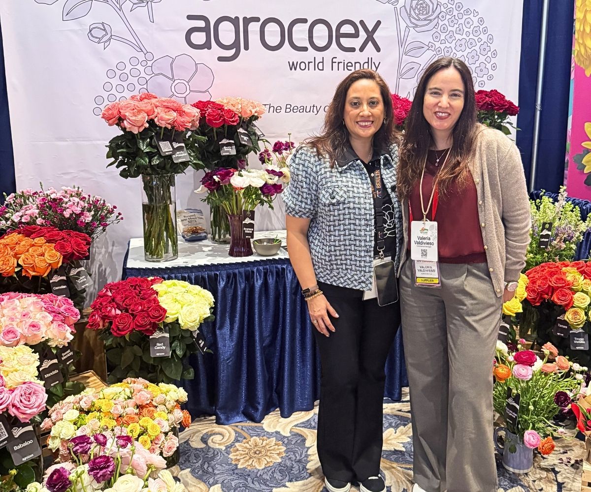 Carolina Proa&ntilde;o and  Valeria Valdivieso from Agrocoex at WFFSA FDC 2026