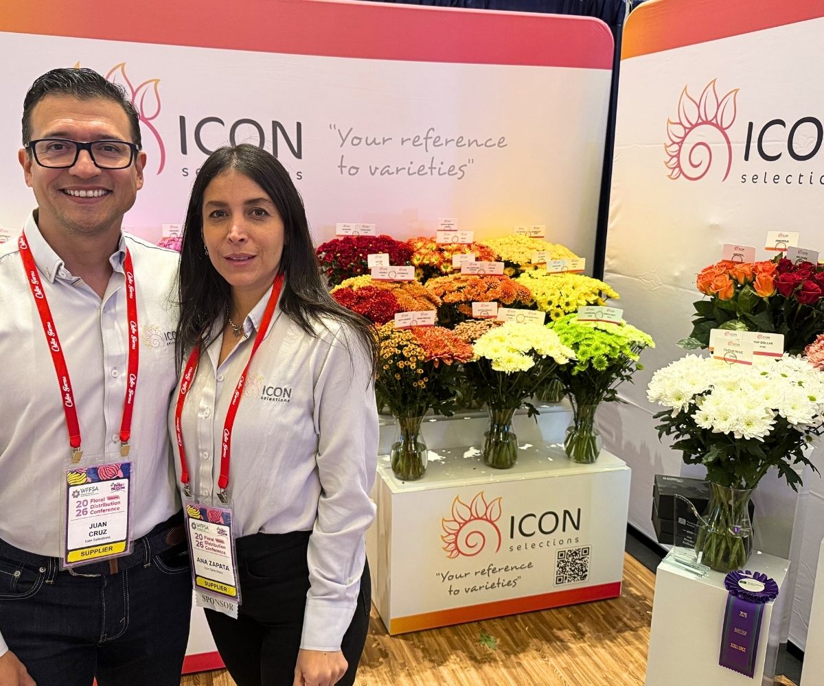 Juan Cruz and Ana Zapata from Icon Selections at WFFSA FDC 2026