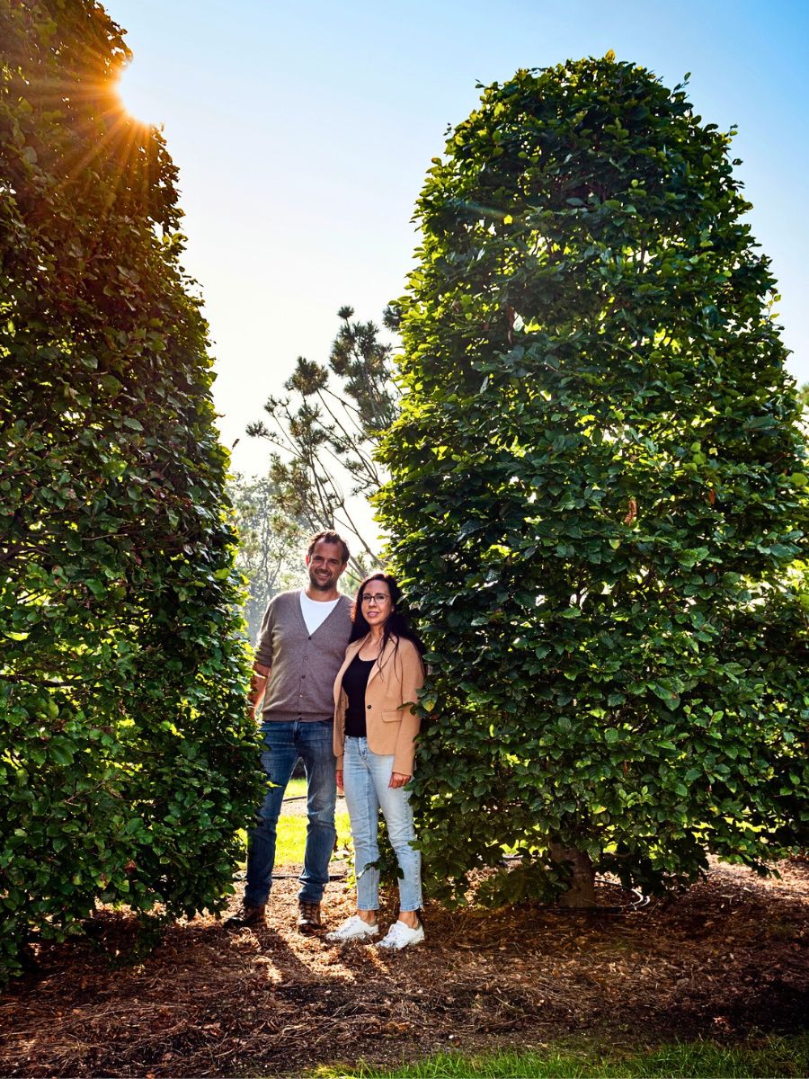 Marielle and Bart at the Nursery
