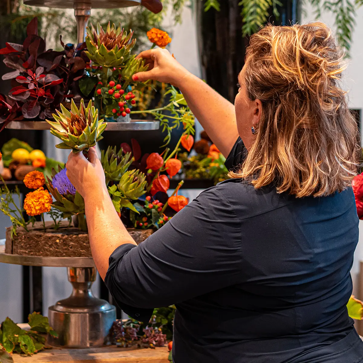 Design made with No Plastic Floral Foam by theslowcult