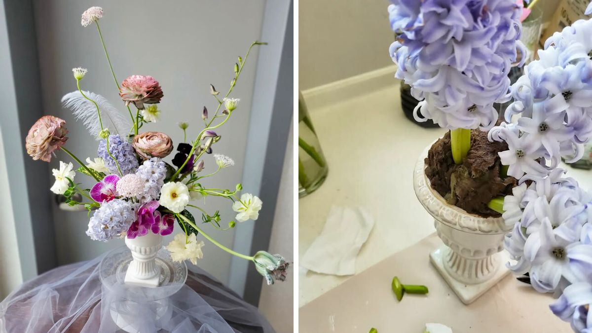 Bouquet with sideau by hwa scene