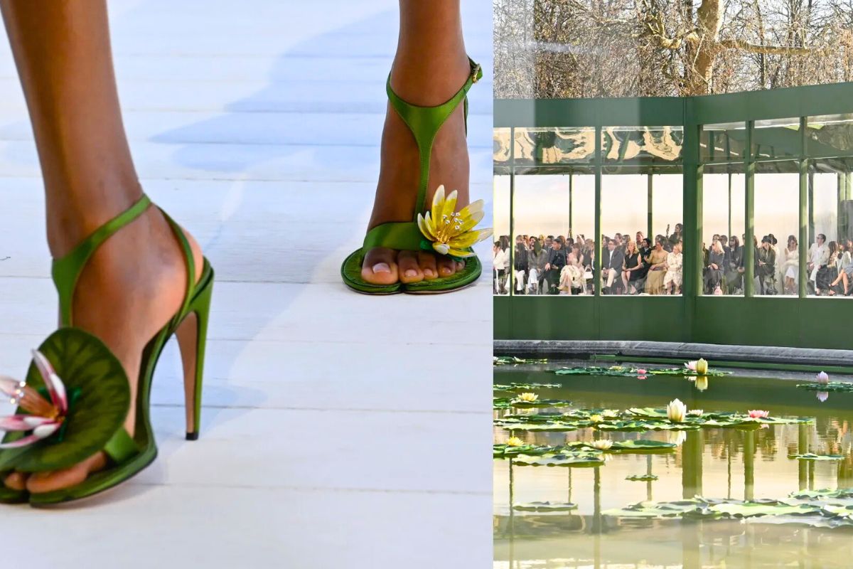 The heels and location by Dior