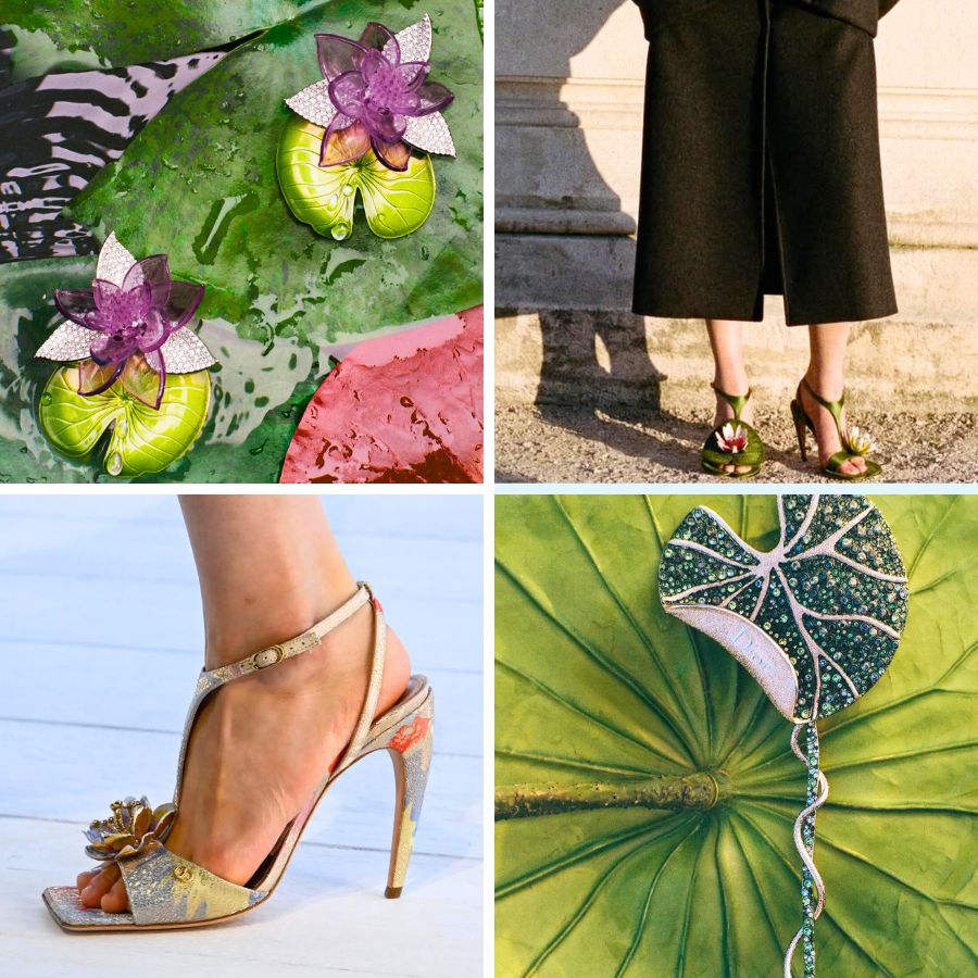 Fashion inspired by water lilies