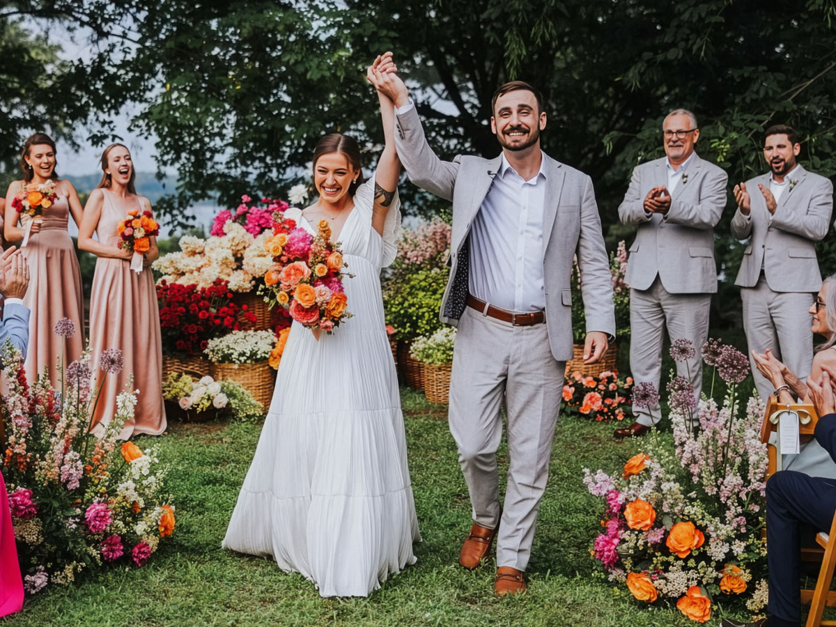 Outdoor wedding Holly Chapple by smackthatbird