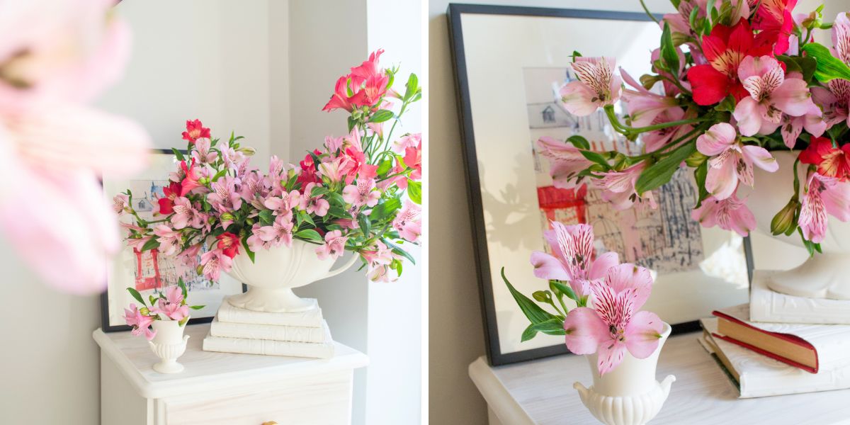 Alstroemeria designs by Jacqui Owen