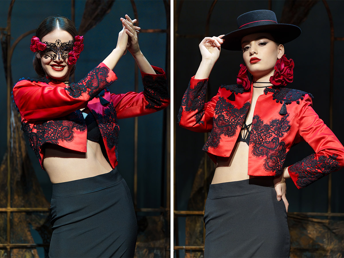 Laura Draghici Flamenco mask