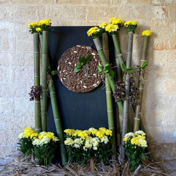 Strong Women in Floristry Like Anna Maria Spedato Working on Leverano in Fiori - Blog on Thursd