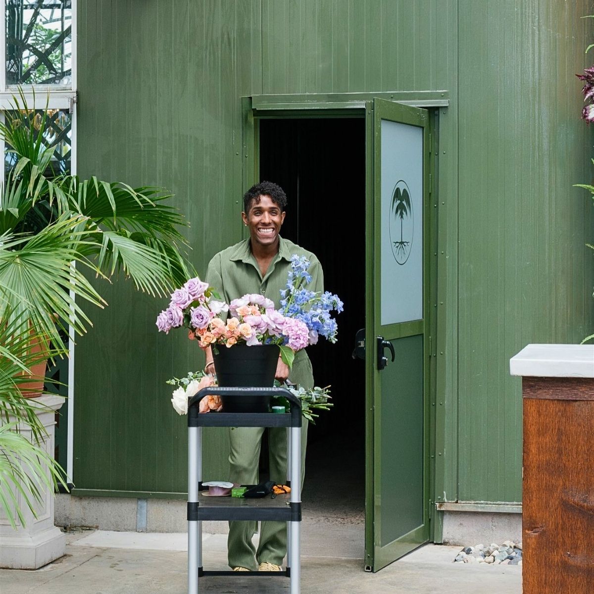 Kristen gvy at Plantarra Conservatory as Floral Art Director