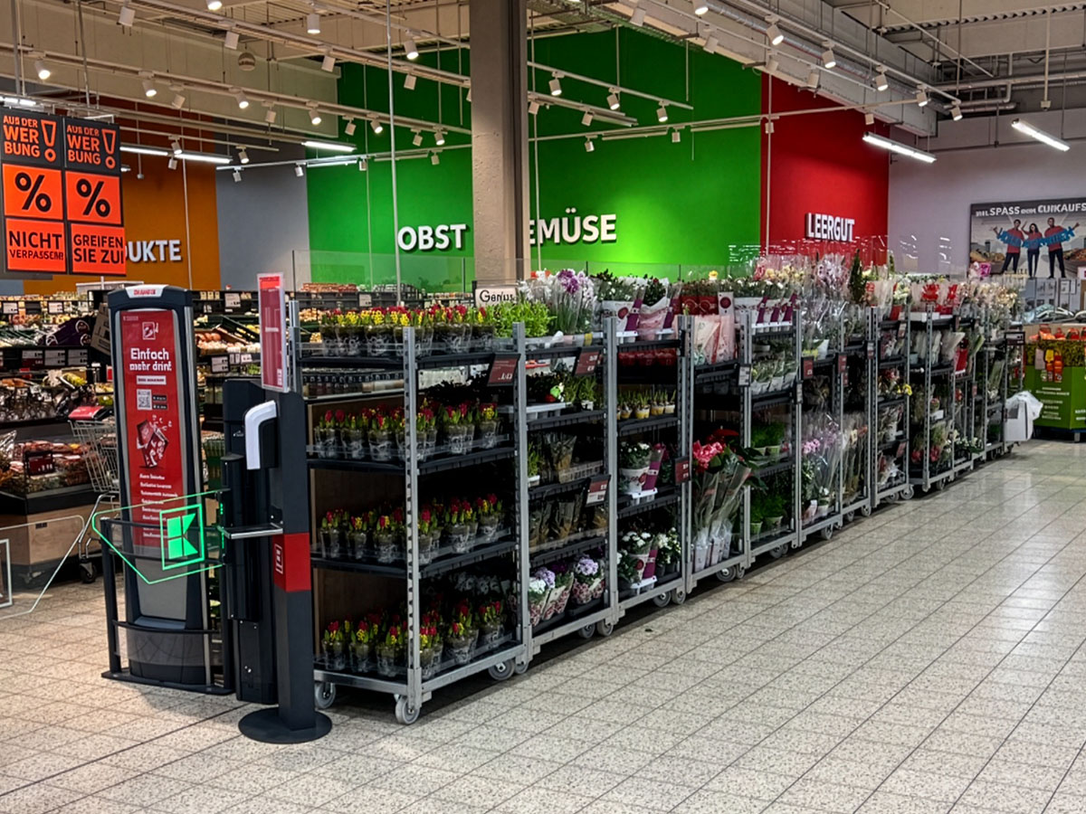 CC trolleys in German Kaufland