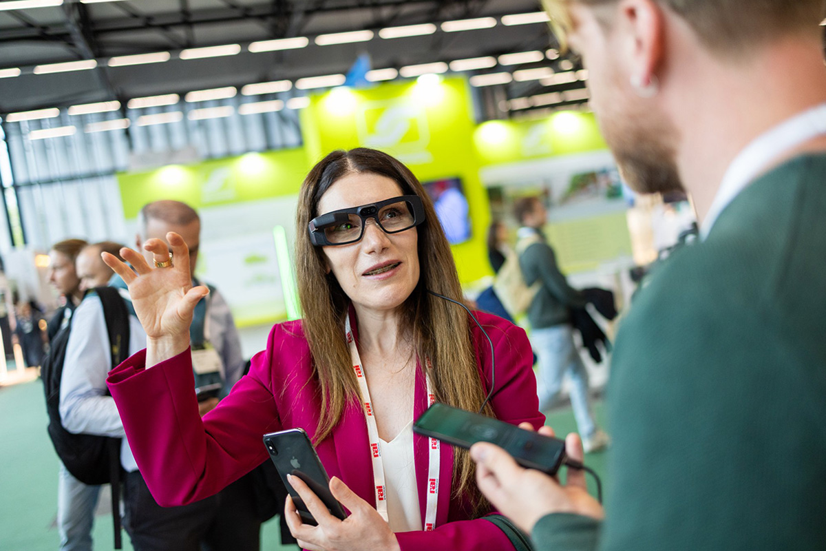 GreenTech Amsterdam 2026 preview ai glass woman