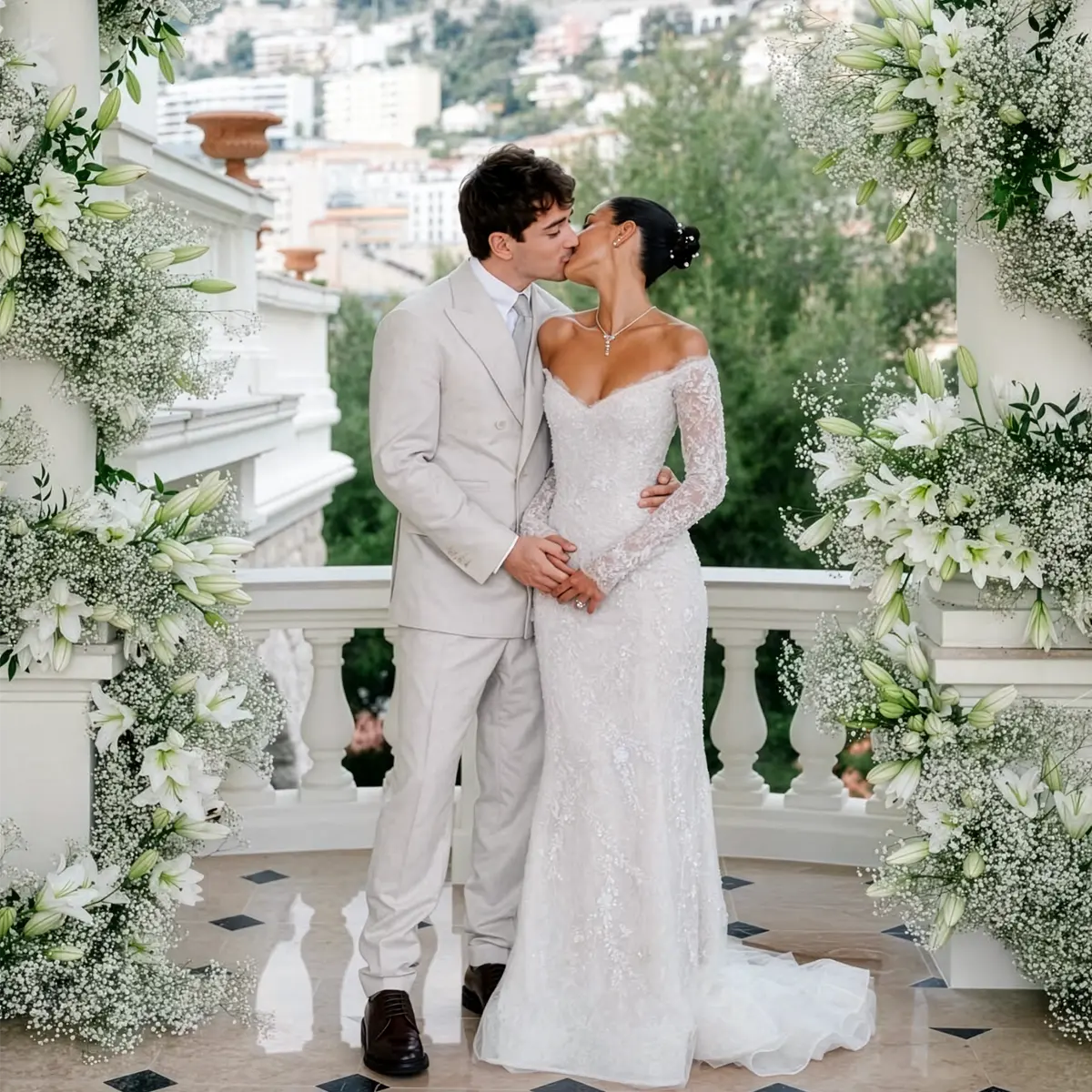 Bredefleur Charles Leclerc wedding