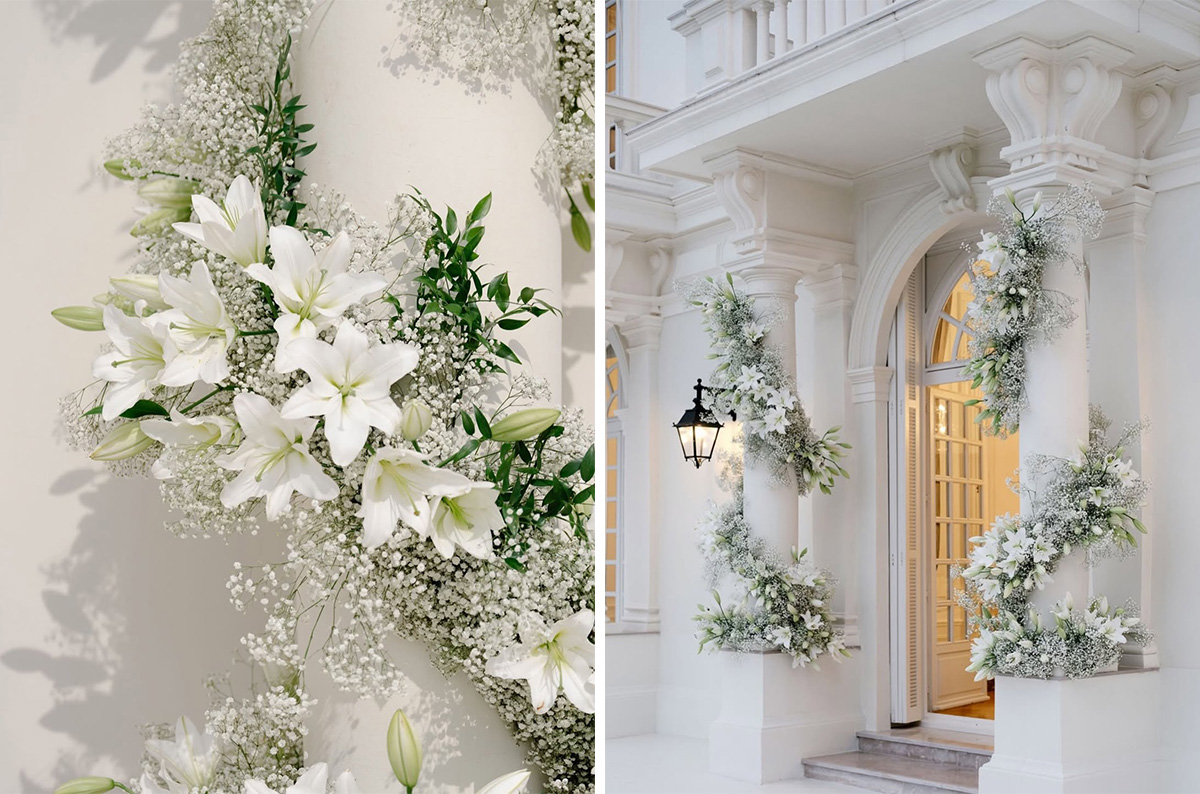 Wedding Charles Leclerc outside design