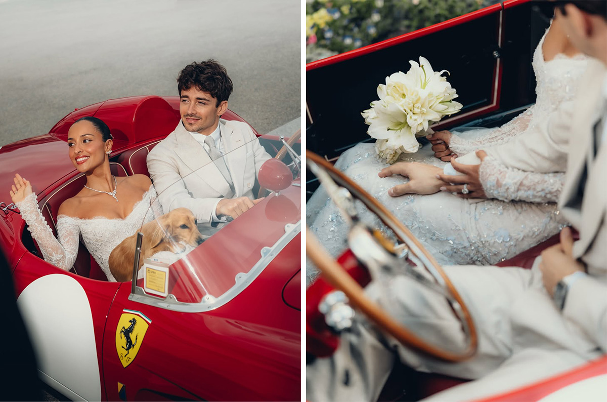 Bredefleur Charles Alexandra Leclerc red Ferrari