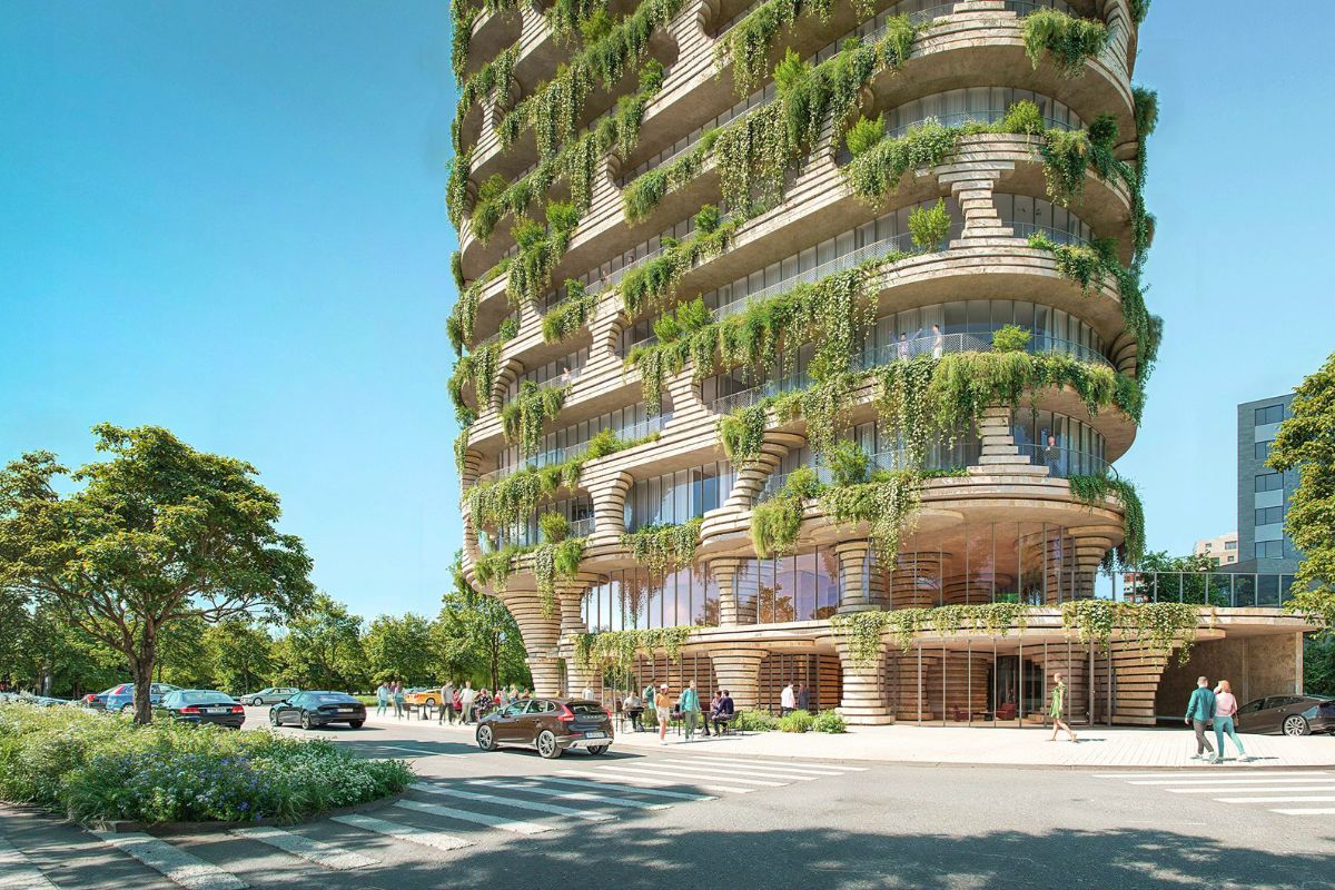 Greenery everywhere by Kengo Kuma Greenery everywhere by Kengo Kuma
