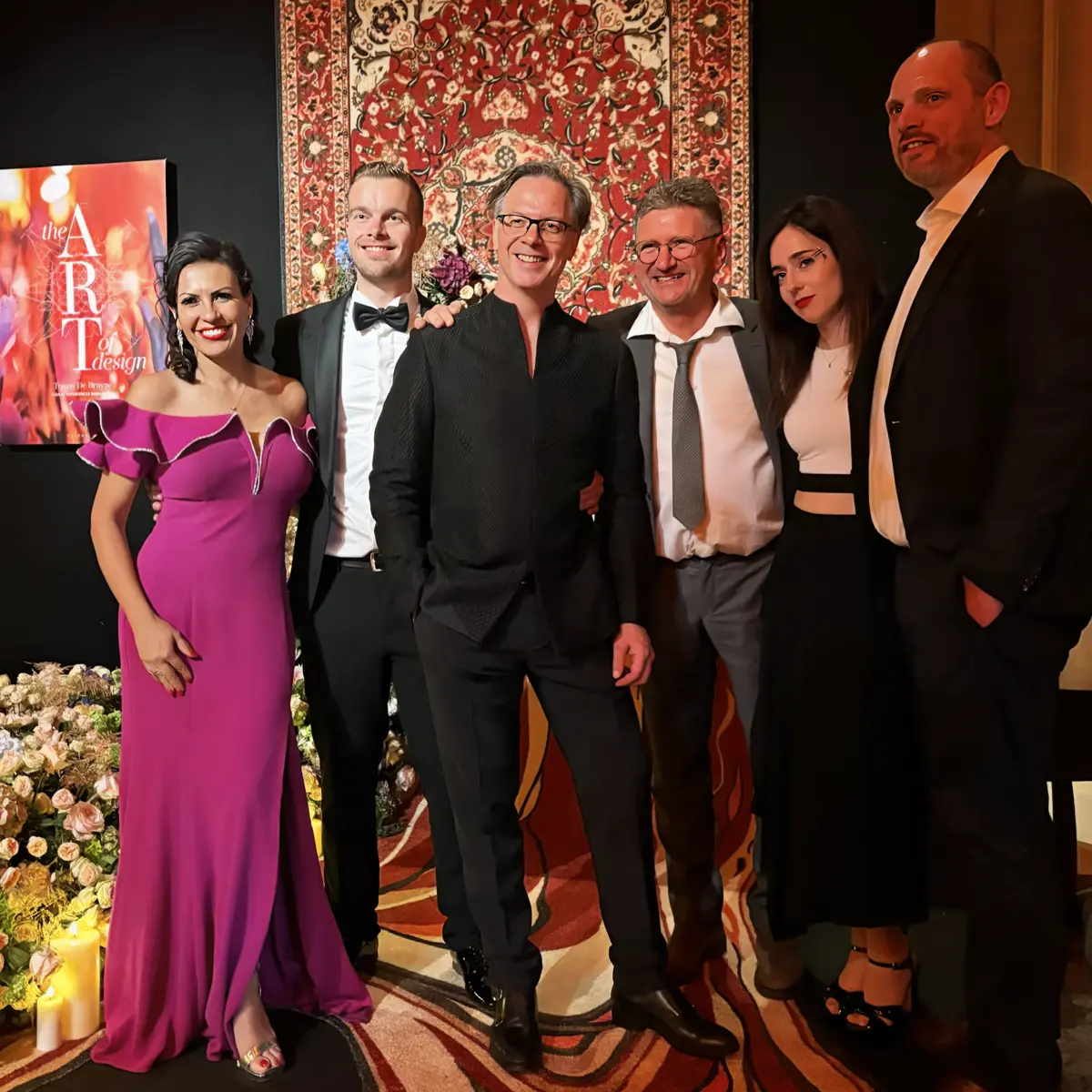 Tomas De Bruyne at His Book Launch The Art of Design