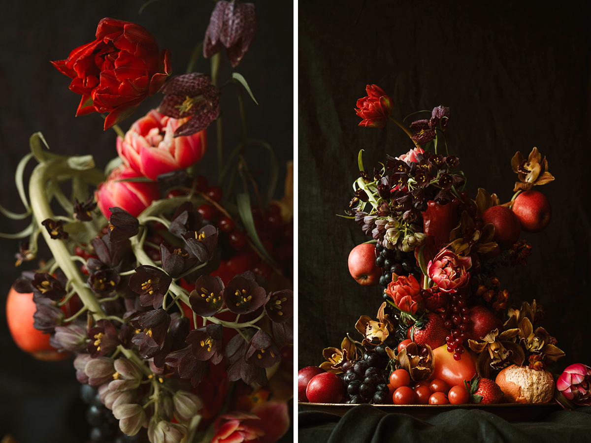 Acacia Studio Dutch Masters design on plate