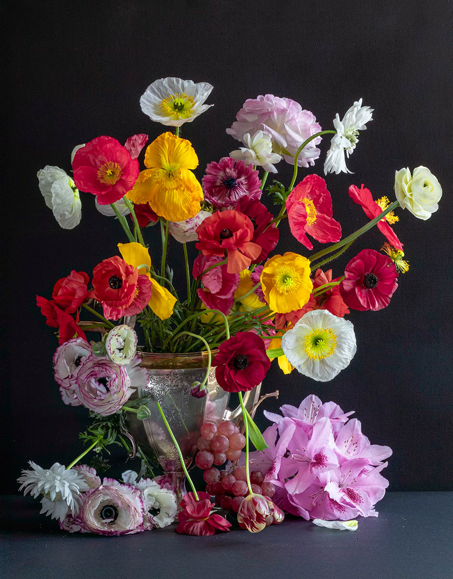 Poppy bouquet by evabartosphotoart