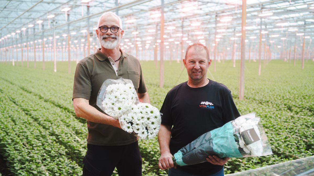 Bas from Vitaflor with Klaus Wagener