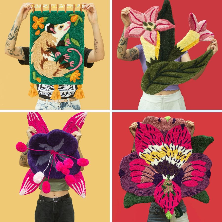 Flowers and animals from Colombia and Latin america