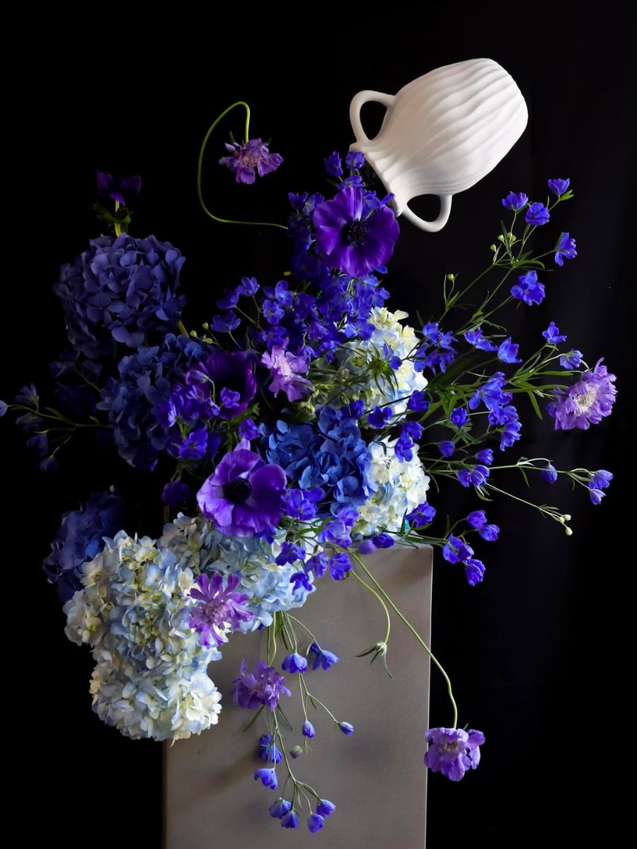 Art piece with Agra Wool by ikigaifloral