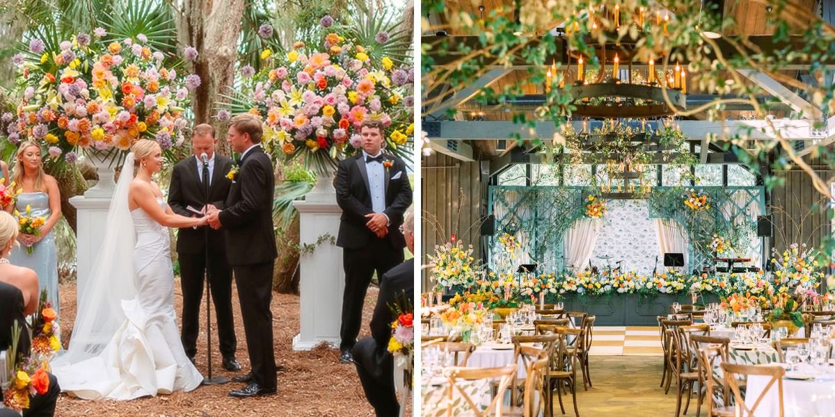 Wedding florals by Canaan