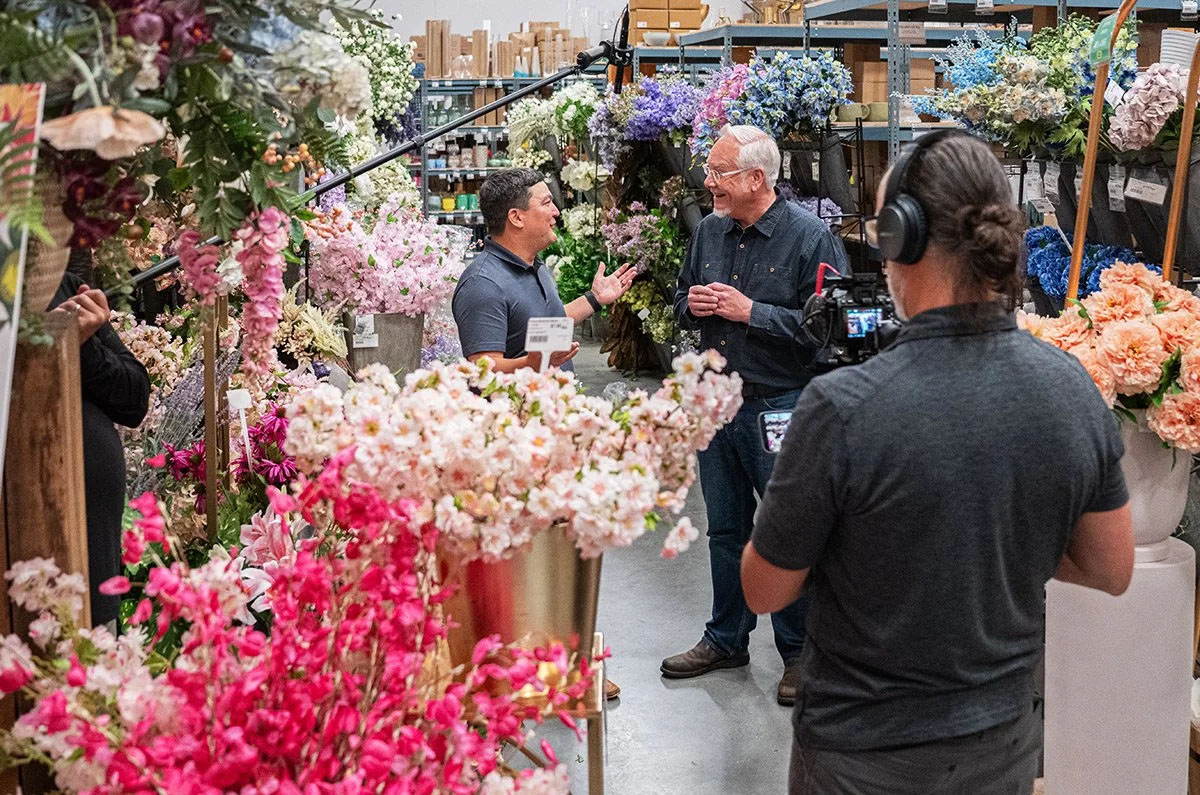 J Schwanke at SF Flower Market