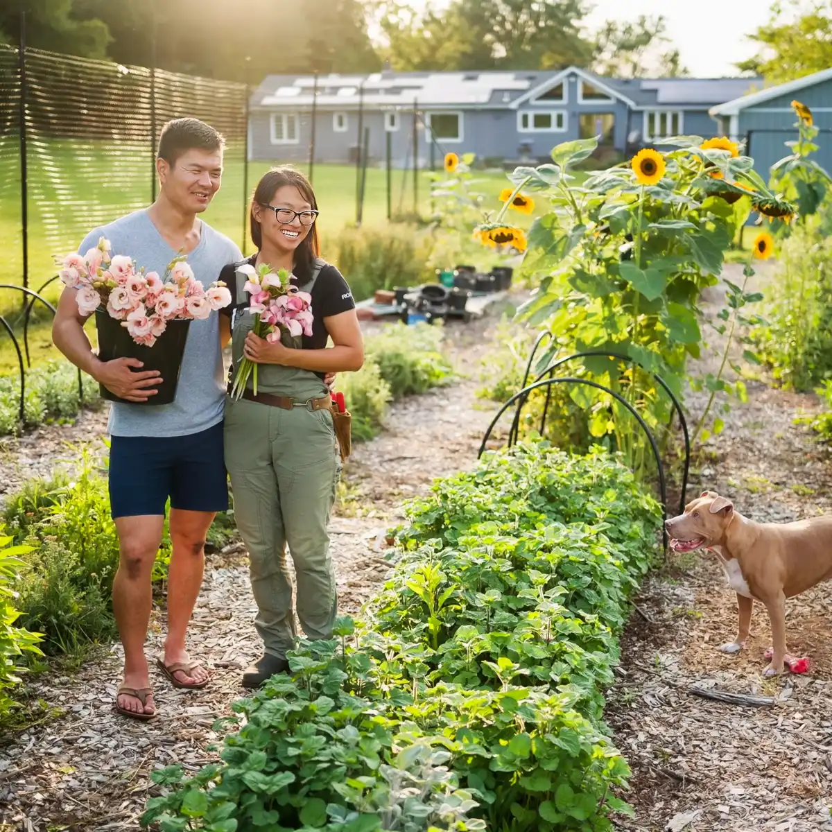 Flower farming