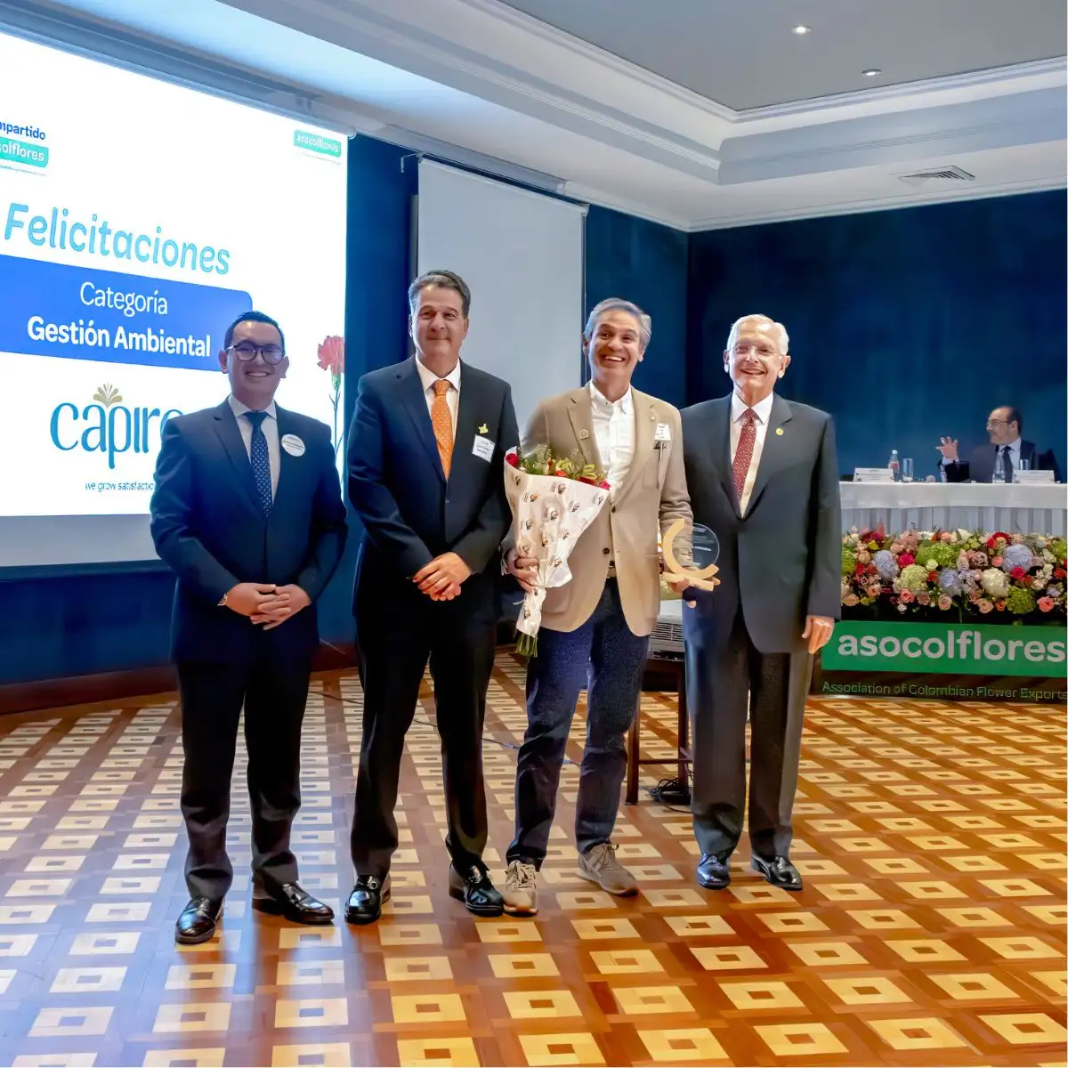 Capiro at Lucia Velez awards