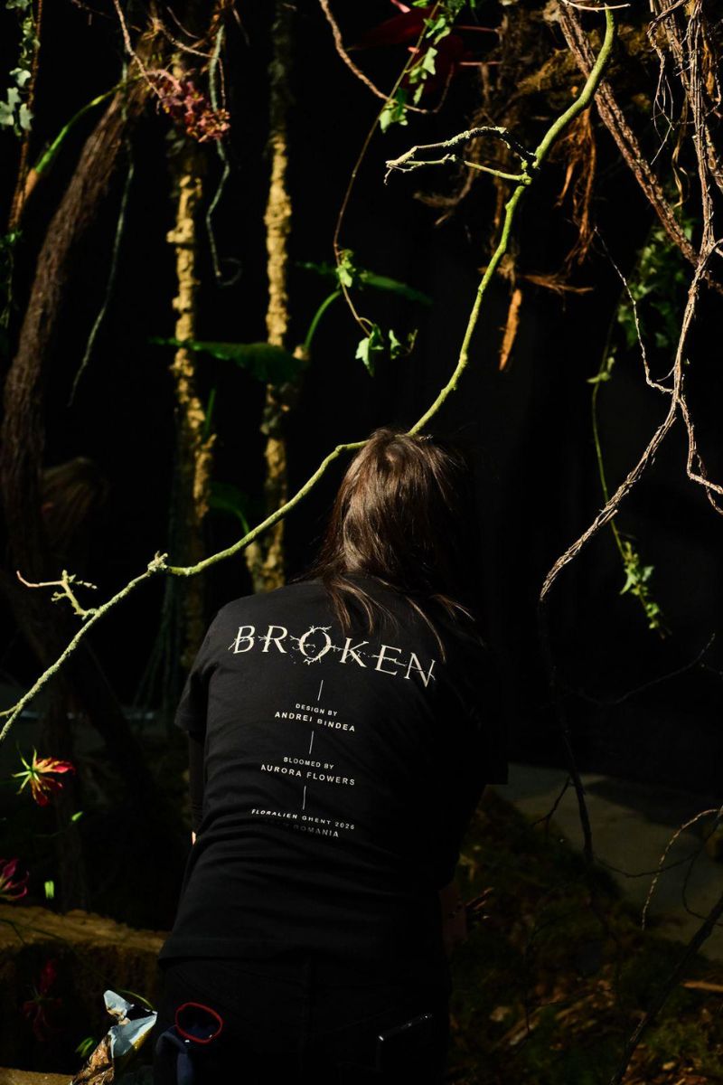 Broken, the design by Andrei Bindea for Floralien Ghent.