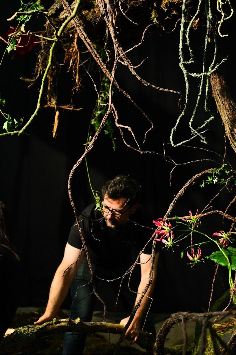 Andrei Bindea Working at His Design
