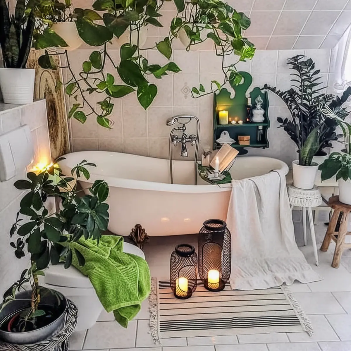 Benefits of bathroom plants
