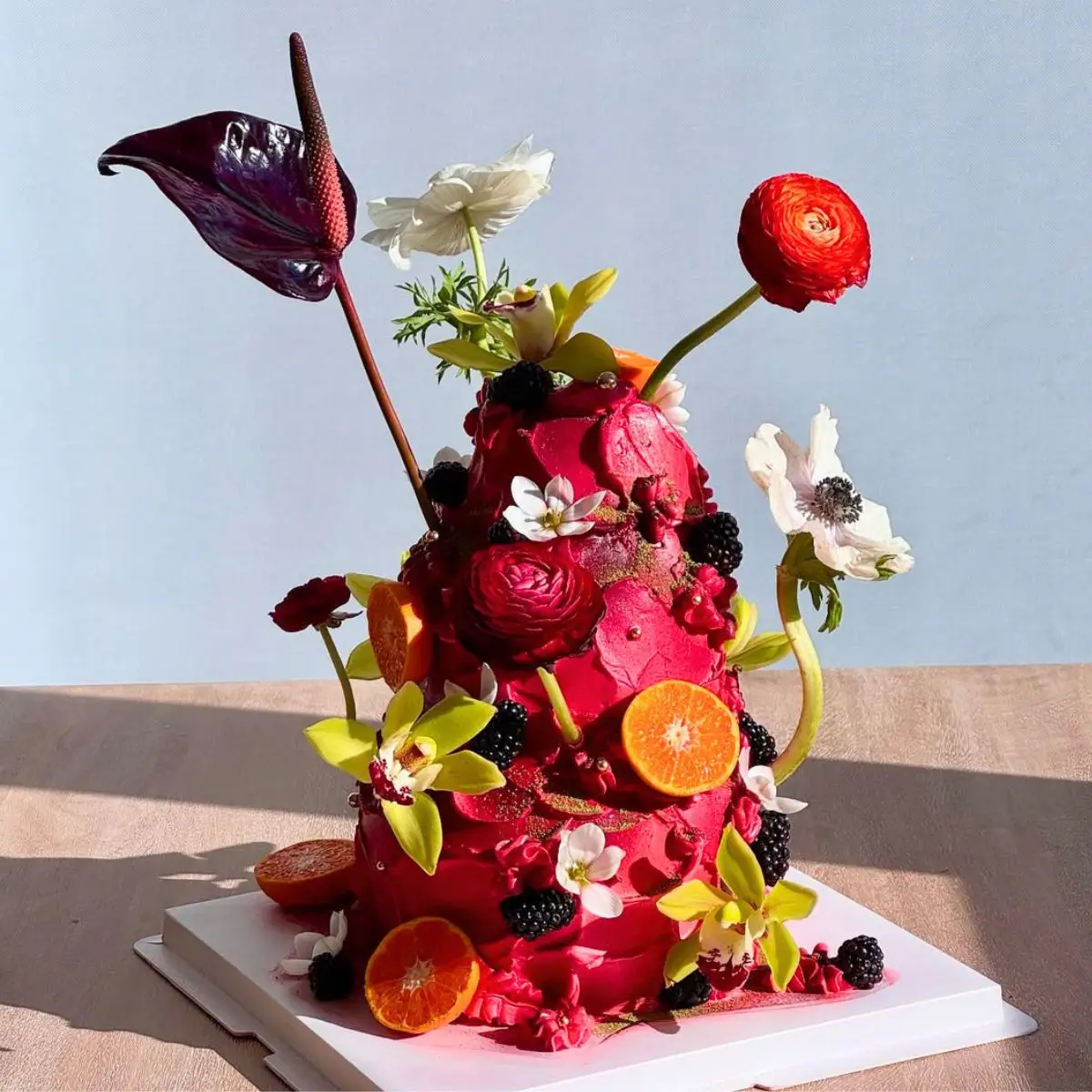 Flowery cake