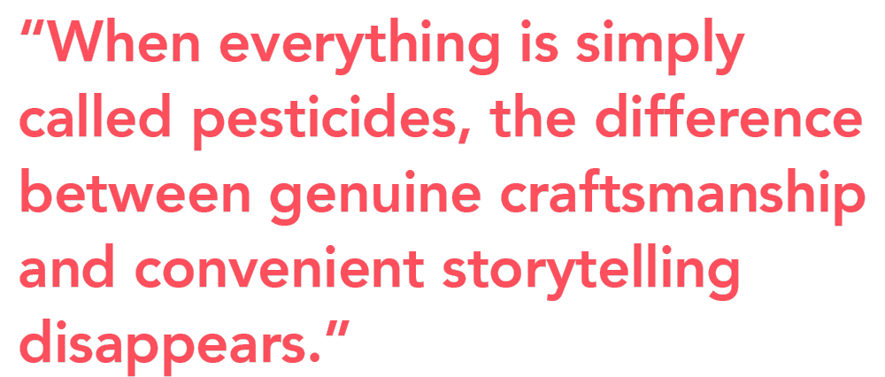 Thomas Kern blog pesticides quote
