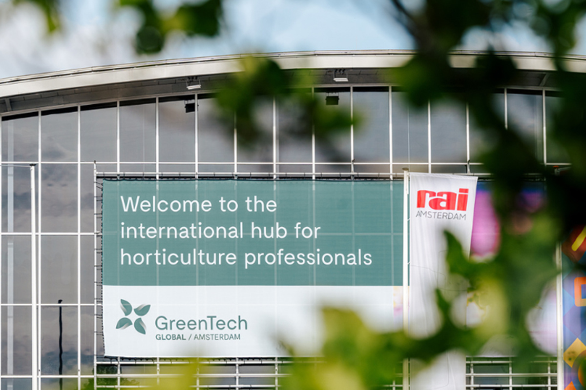 GreenTech Amsterdam Welcome sign