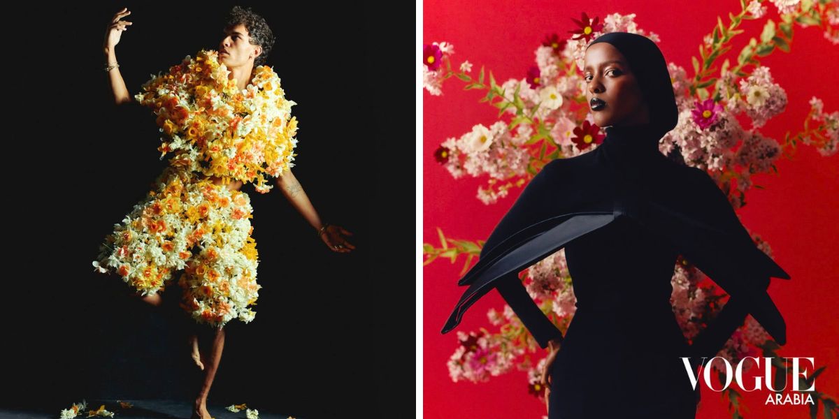 Floral art for photoshoots by Hamish