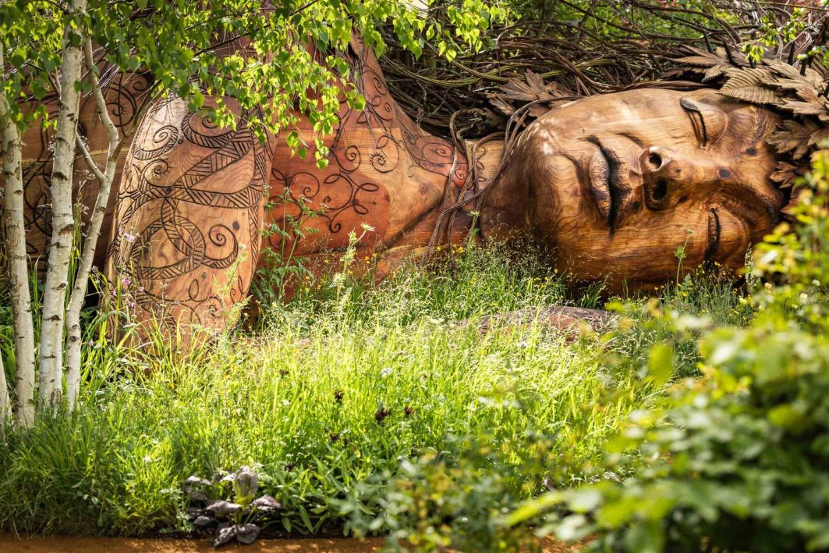 The full view of Gaia at RHS Chelsea Show
