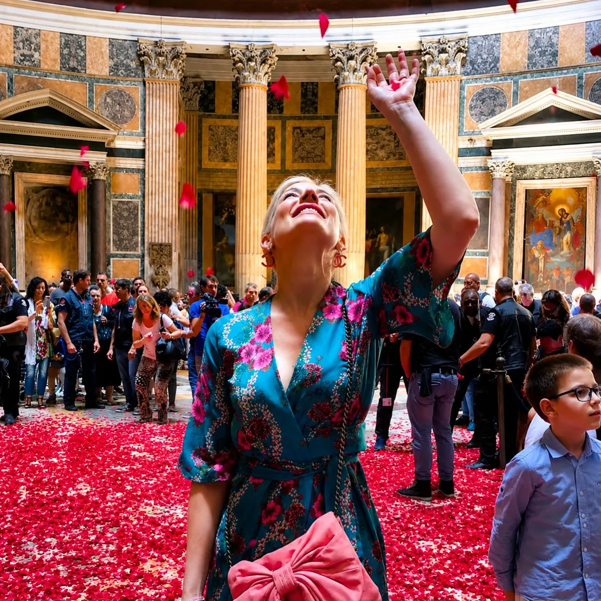 A Shower of Roses at the Pantheon