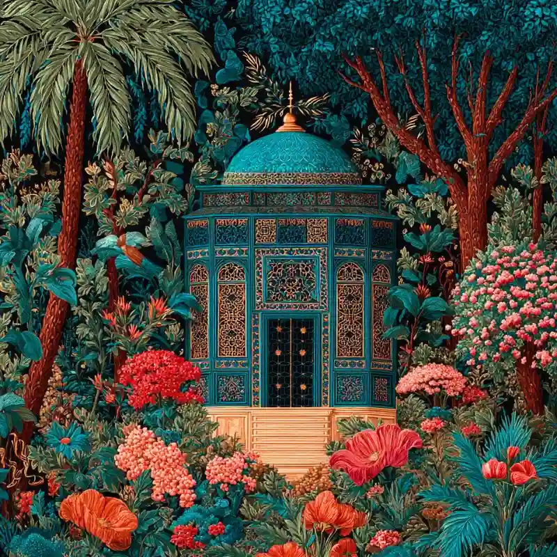 Architecture and flowers by Hajar Ali