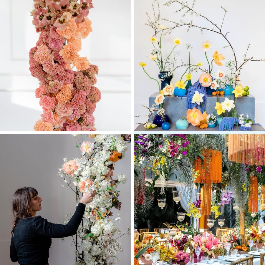 Floral design and colors by Anthea Studio Italy